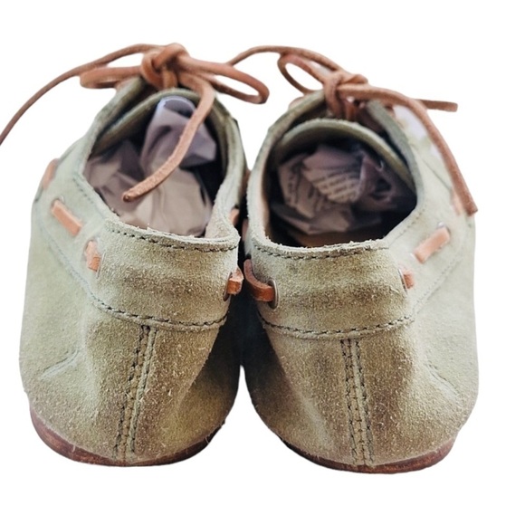 Frye Suede Wendy Lace-Up Loafers - Picture 4 of 8